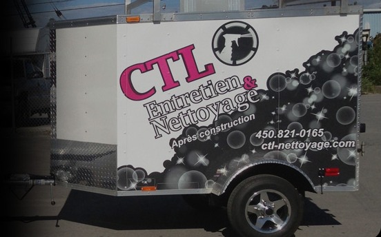 Remorque de CTL Entretien & Nettoyage — service après construction, (450) 821-0165